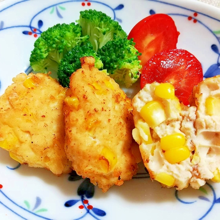 シャキシャキ甘い!とうもろこしのナゲット